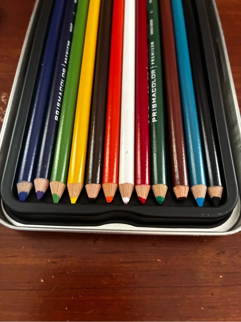 New Prismacolor Premier Soft Core Colored Pencils 12 Count Tin